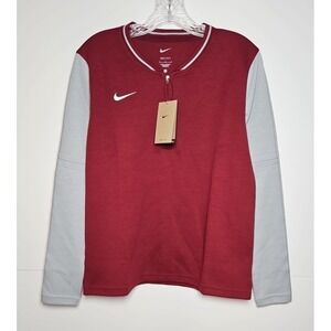 Nike Dri-FIT Women's Burgundy 1/4 Zip Pullover Athletic Top Size Medium NWT